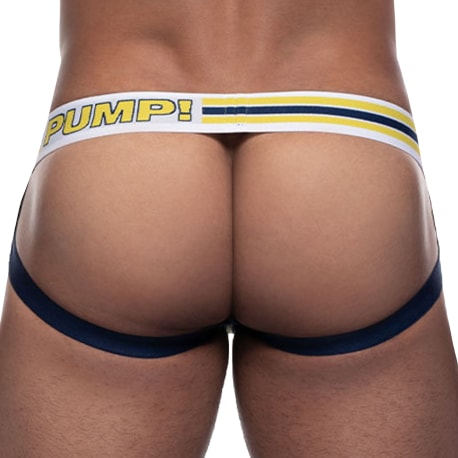 Pump! Jock Strap Sportboy Recharge Bleu Marine - Blanc