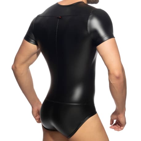 AD Fetish Body Front Zip Rub Cockring Noir