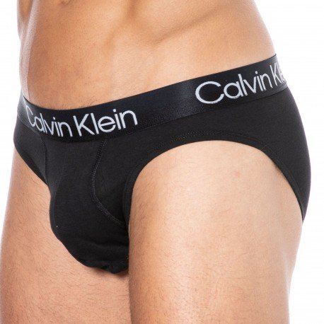 Calvin Klein Lot de 3 Slips Modern Structure Noirs