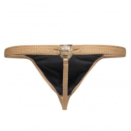 Modus Vivendi Leather Legacy Thong - Camel