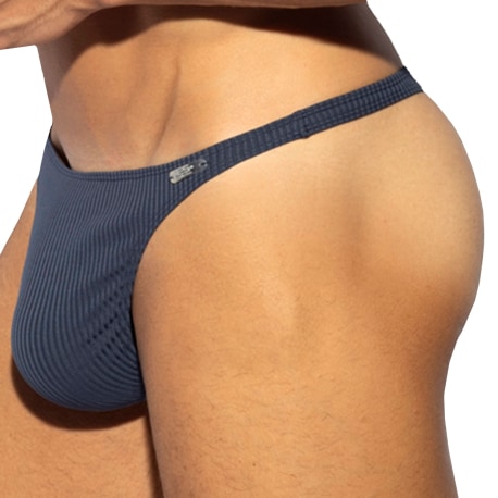 ES Collection Recycled Rib Thong - Navy