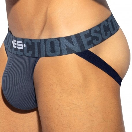 ES Collection Recycled Rib Jock - Navy