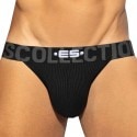 ES Collection Jock Strap Bikini Recycled Rib Noir