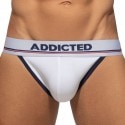 Addicted 3-Pack Tommy Cotton Jocks - White - Navy - Red