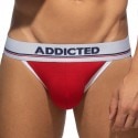 Addicted 3-Pack Tommy Cotton Jocks - White - Navy - Red