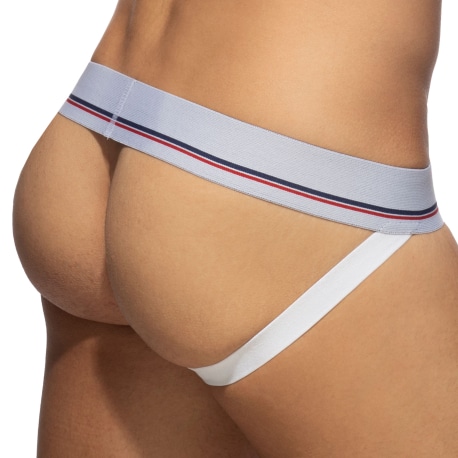 Addicted 3-Pack Tommy Cotton Jocks - White - Navy - Red