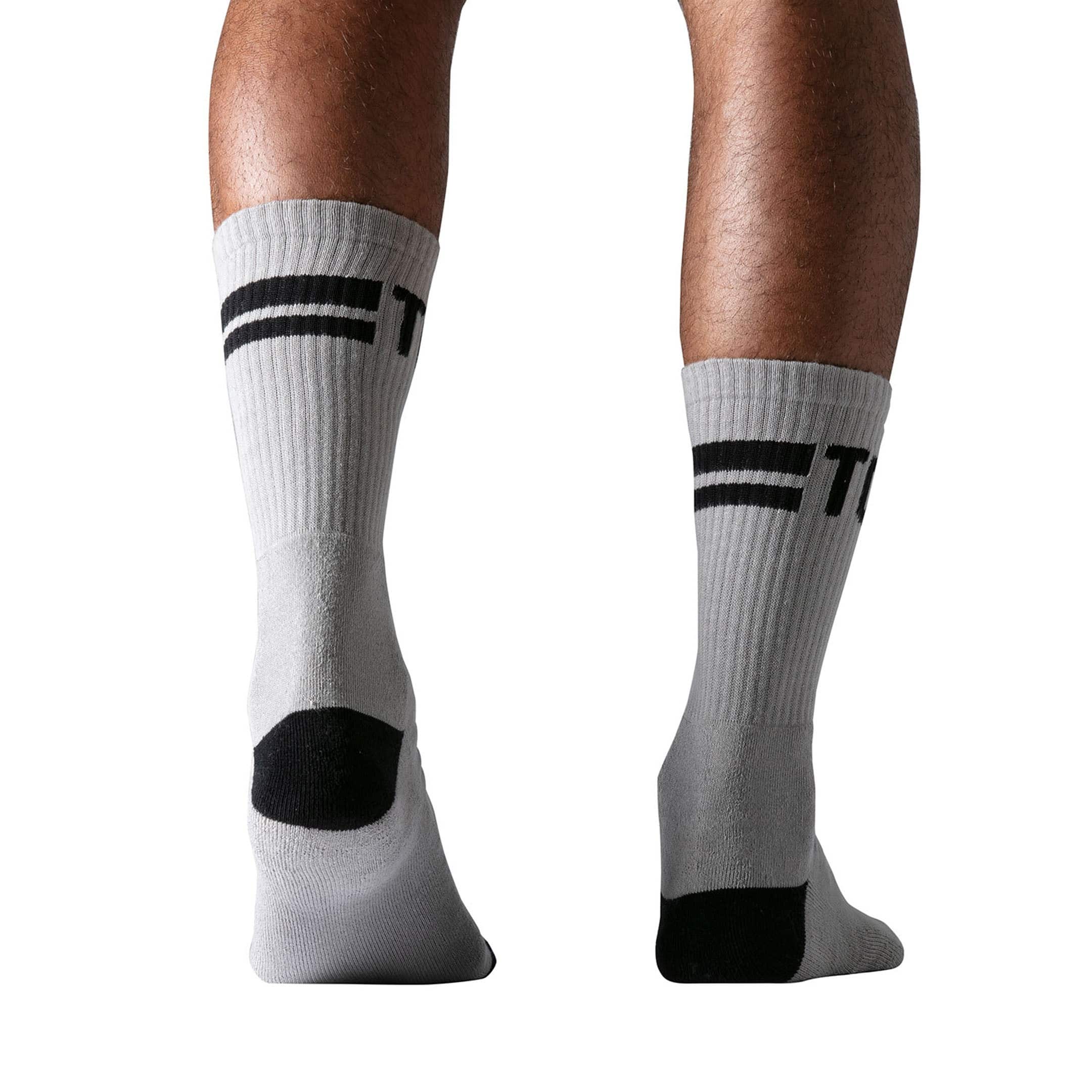 TOF Paris Sport Crew Socks - Grey | INDERWEAR