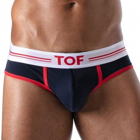 TOF Paris French Cotton Briefs - Navy