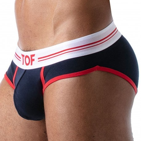 TOF Paris French Cotton Briefs - Navy