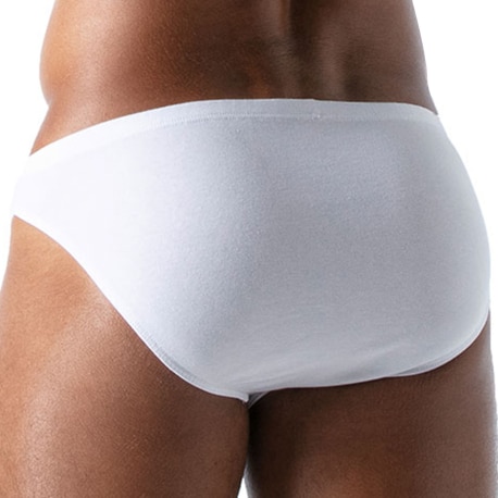 TOF Paris French Cotton Bikini Briefs - White