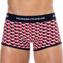 Garçon Français Geometric Cotton Trunks -  Navy