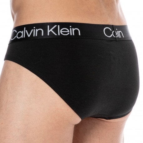 Calvin Klein Lot de 3 Slips Modern Structure Noir - Gris - Blanc