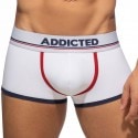 Addicted 3-Pack Tommy Cotton Trunks -White - Navy - Red