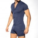 ES Collection Body Manches Courtes Bleu Marine