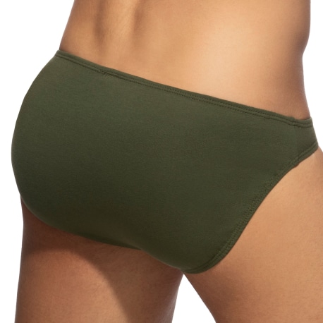 Addicted Bikini Cotton Briefs - Khaki