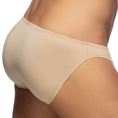 Addicted Bikini Cotton Briefs - Beige