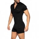 ES Collection Body Manches Courtes Noir