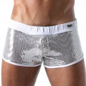 TOF Paris Star Mini Shorts - Silver