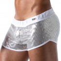 TOF Paris Star Mini Shorts - Silver