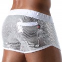 TOF Paris Star Mini Shorts - Silver