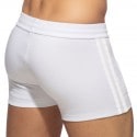 Addicted Short Sport Poche Zippée Blanc