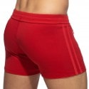 Addicted Short Sport Poche Zippée Rouge