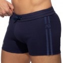 Addicted Short Sport Poche Zippée Bleu Marine