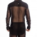 L'Homme invisible Chemise Tunique Chantilly Noire