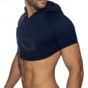 Addicted Crop Hoody - Navy