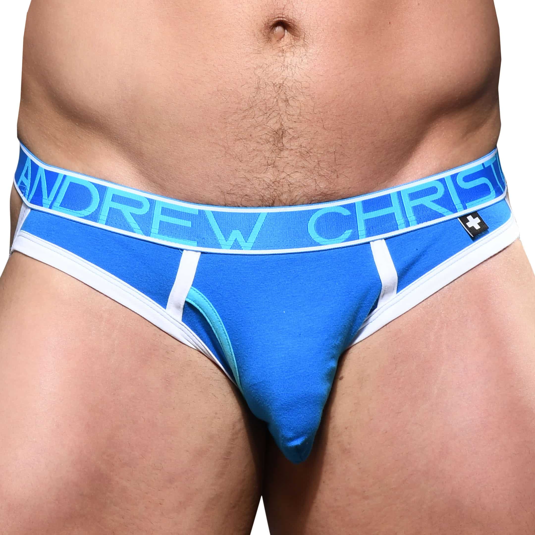 Andrew Christian Almost Naked Fly Jock Electric Blue Inderwear