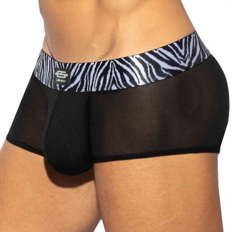 L'Homme invisible Viorne Hipster Push Up Trunks - Chocolate