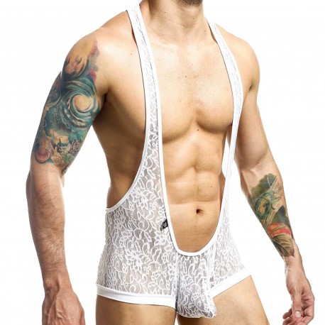 Rufskin Oraan Thong-Bodysuit white Bodies 