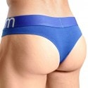 Rounderbum Package Cotton Thong - Blue