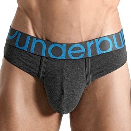 Rounderbum Package Cotton Thong - Charcoal