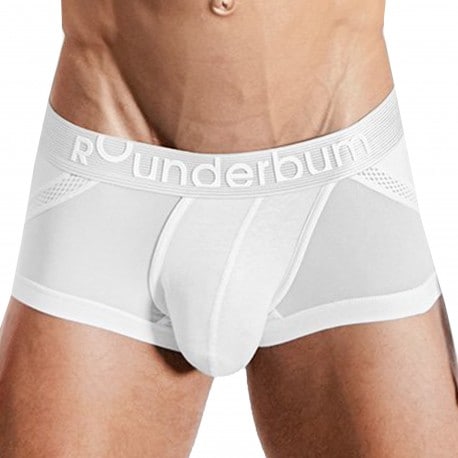 Rounderbum Anatomic Cotton Trunks - White