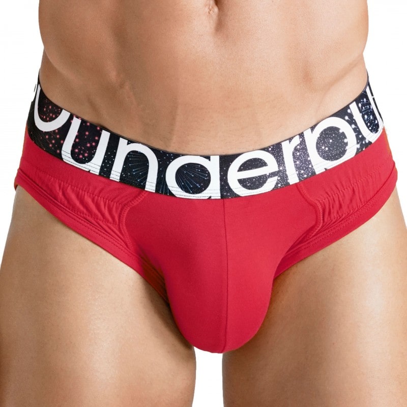 Rounderbum Fireworks Lift Briefs - Red