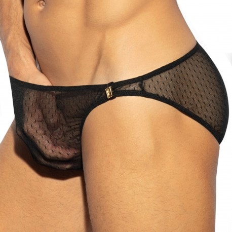 ES Collection Plumetti Mini Briefs - Black