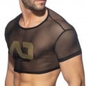 Addicted AD Net Crop Top - Black