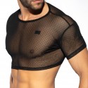 ES Collection Plumetti Crop Top - Black