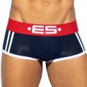 ES Collection Boxer Court Sport Microfibre Bleu Marine