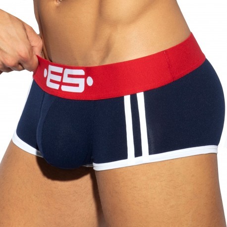 ES Collection Sportive Microfiber Trunks - Navy