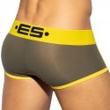 ES Collection Sportive Microfiber Trunks - Khaki