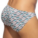 Addicted AD Print Bikini Briefs - Blue