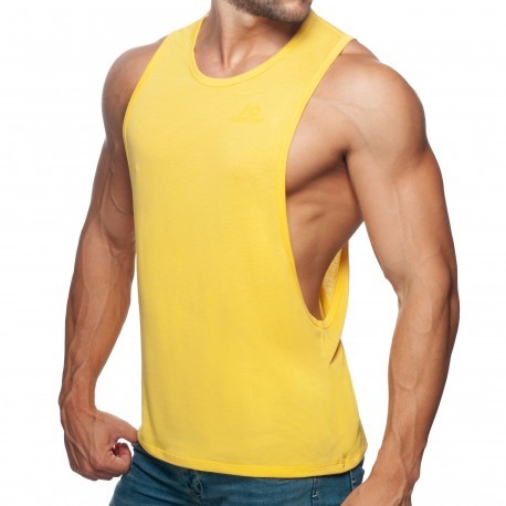 Addicted AD Low Rider Tank Top - Yellow
