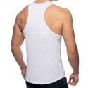 Addicted U-Neck Cotton Tank Top - White