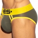 ES Collection Sportive Microfiber Briefs - Khaki