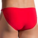 Olaf Benz Slip de Bain Tanga BLU 1200 Rouge Foncé