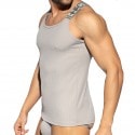 ES Collection Recycled Rib Tank Top - Grey