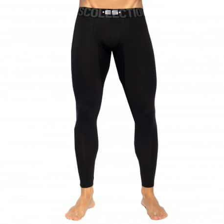 ES Collection Basic Cotton Long John - Black