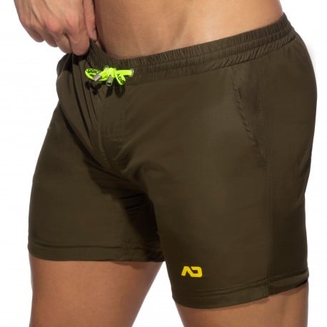 Long Basic Swim Short - Khaki